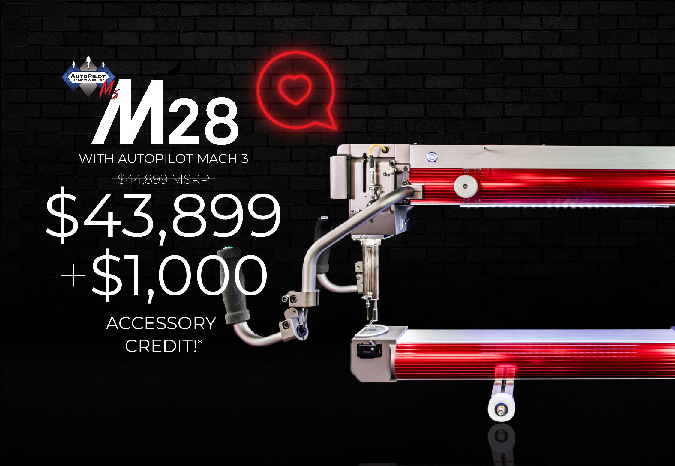 INNOVA M Series with Autopilot Mach 3 Valentine's Sale