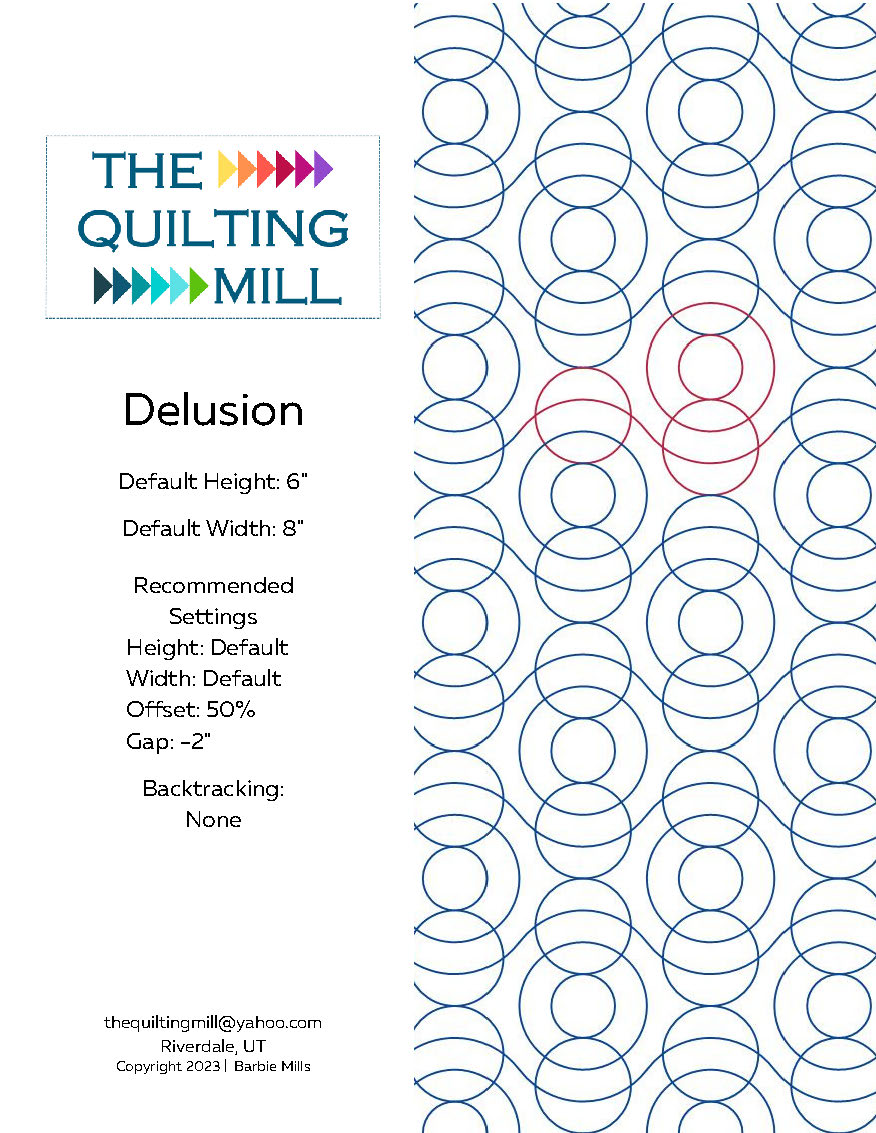 Delusion Quilting Pattern by Barbie Mills – INNOVA Longarm