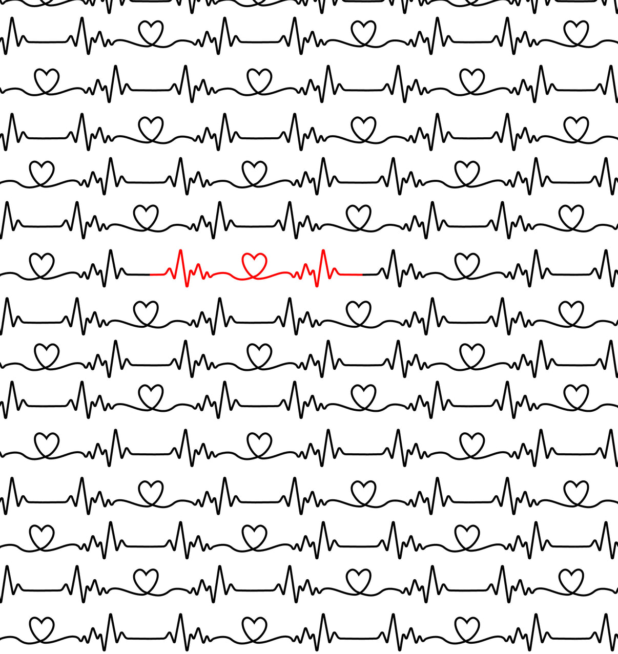 Heart Beat Pattern Large ABM Heart-Beat Edge to Edge Pattern – INNOVA Longarm