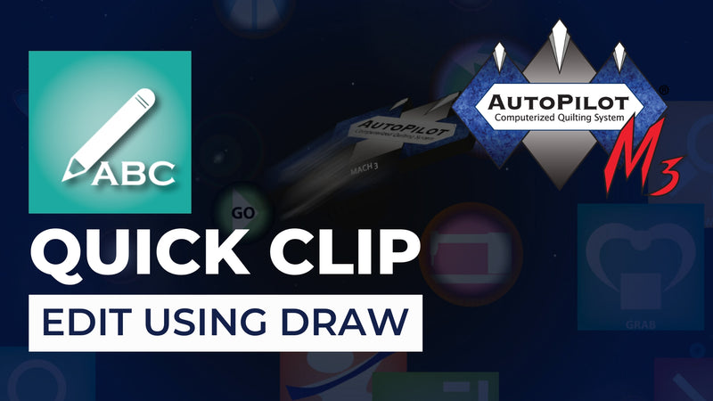 AutoPilot Mach 3 Quick Clip | Edit a Pattern with Draw