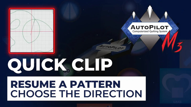 AutoPilot Mach 3 Quick Clip | Resuming a Pattern - Choose the Direction