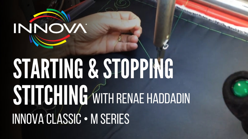 Starting and Stopping Stitching with Renae Haddadin