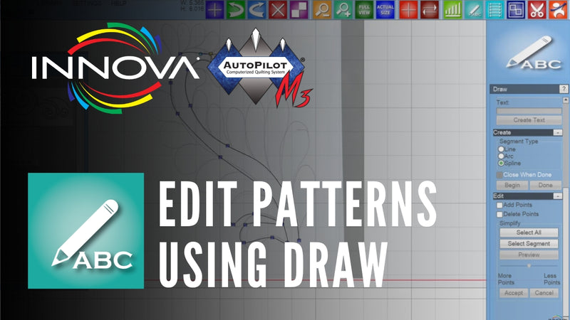 Edit Patterns Using the Draw Tool in AutoPilot Mach 3