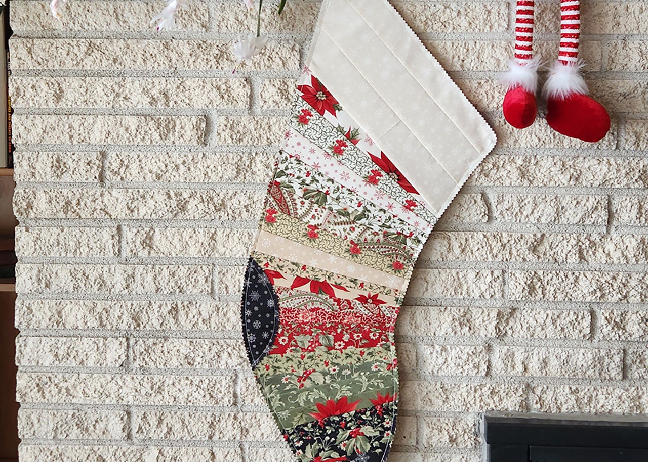 Super Easy Strippy Stocking Tutorial 